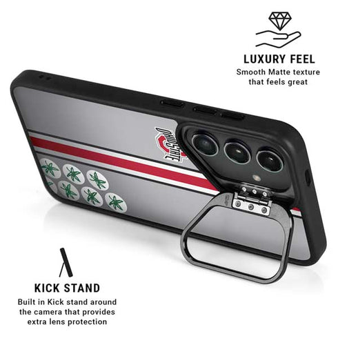 Ohio State University Buckeyes Galaxy S24 FE Kickstand Case